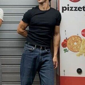 Diesel Keever Wash Raw Hem Jeans